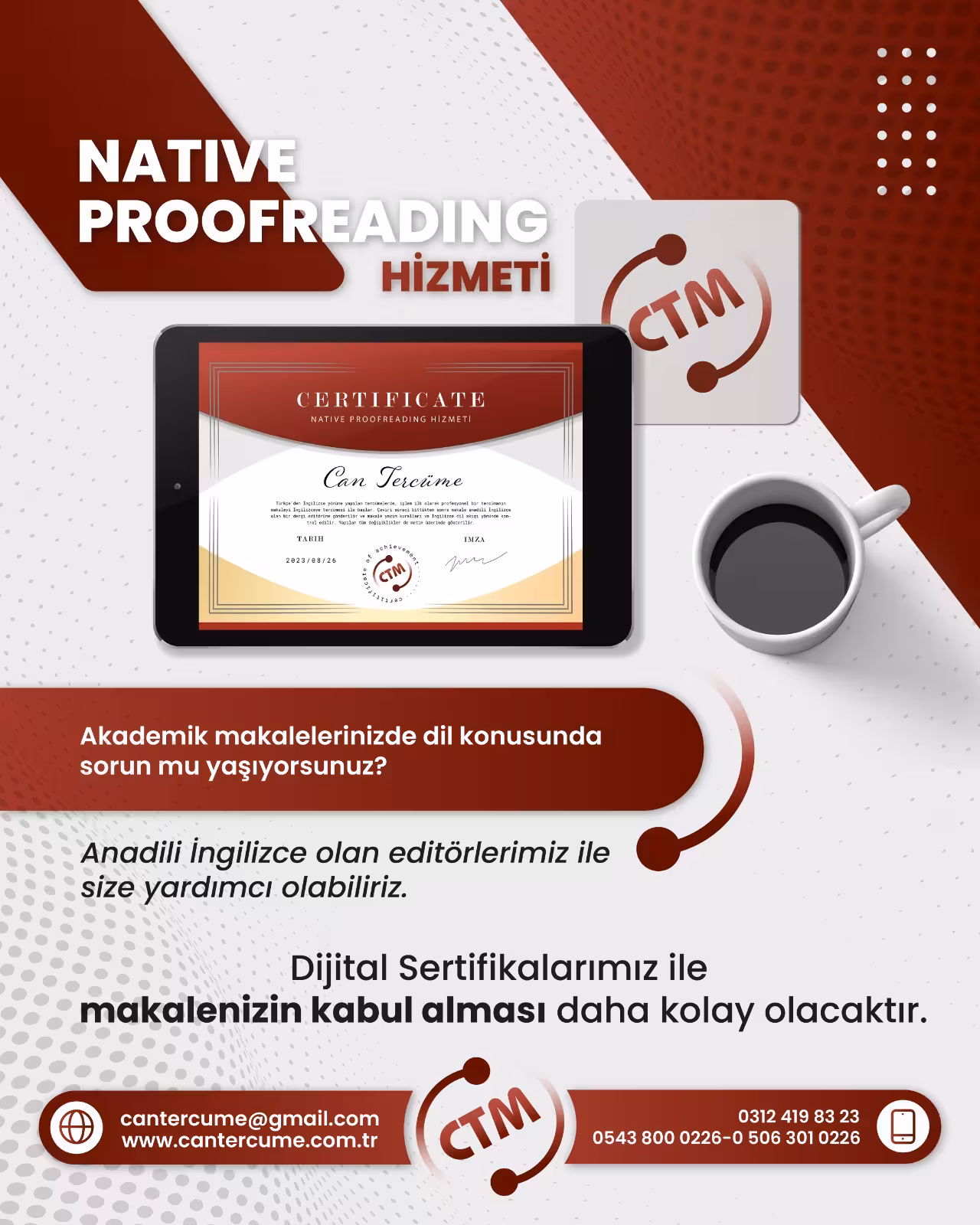 Can Tercüme Bürosu - Yeminli ve Noter Onaylı Tercüme | Redaksiyon ve Proofreading - Ankara - görsel 5