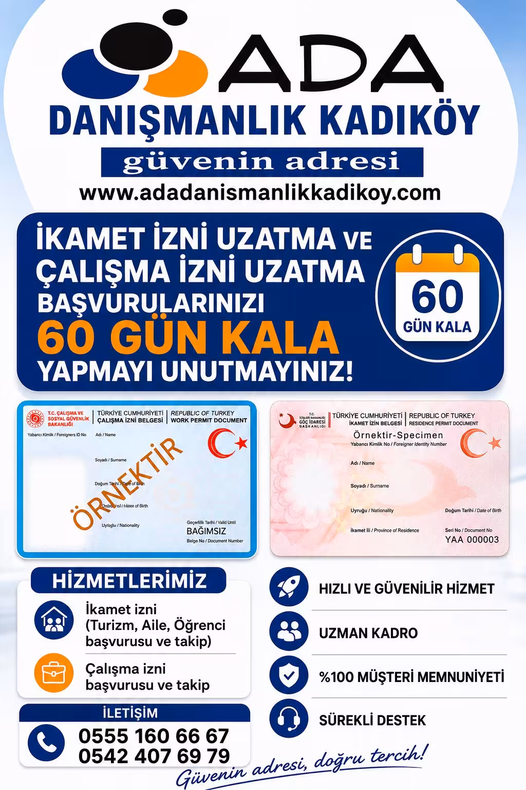 Ada Danışmanlık Kadıköy ( Yabancı Oturma İzni & Çalışma İzni ) - görsel 5