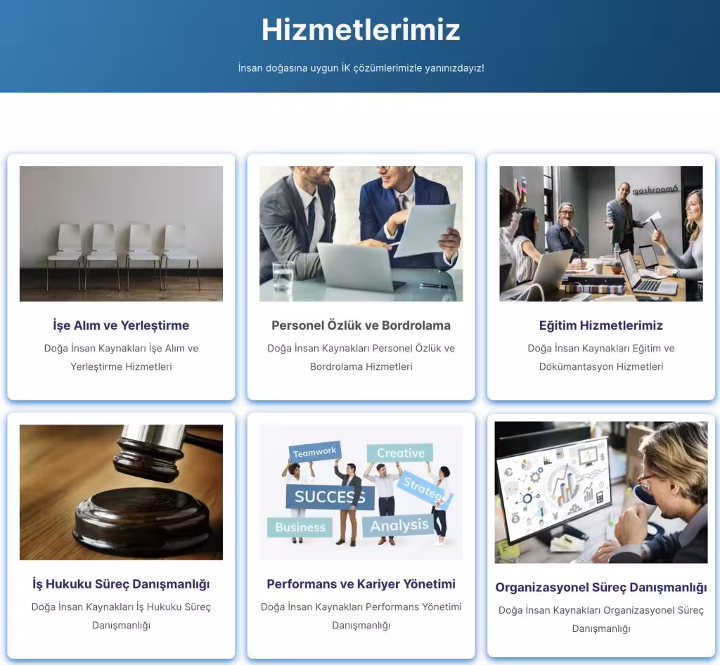 Doğa İnsan Kaynakları Yönetim ve Bilişim Danışmanlık Hizmetleri Ltd. Şti. - görsel 4