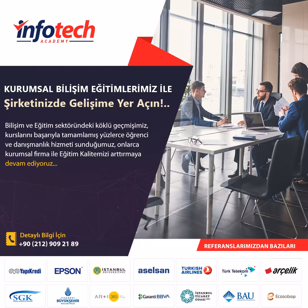 Infotech Academy Yazılım Kursu (Şişli/Mecidiyeköy Şube) - görsel 5