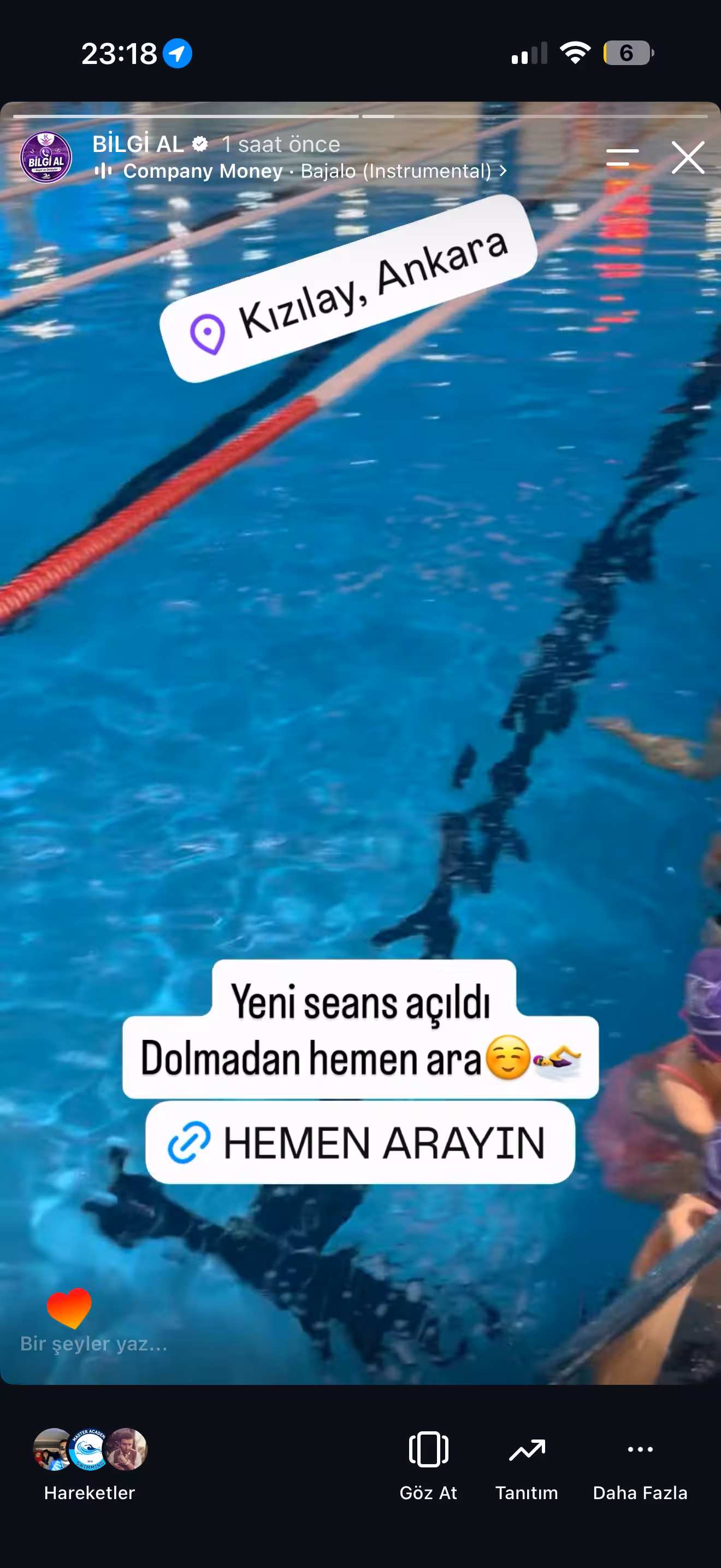 Kumsal Yüzme Akademisi Kızılay (TED Üniversitesi Yüzme Havuzu) — Yüzme Havuzları, Çankaya · fotoğraf 4
