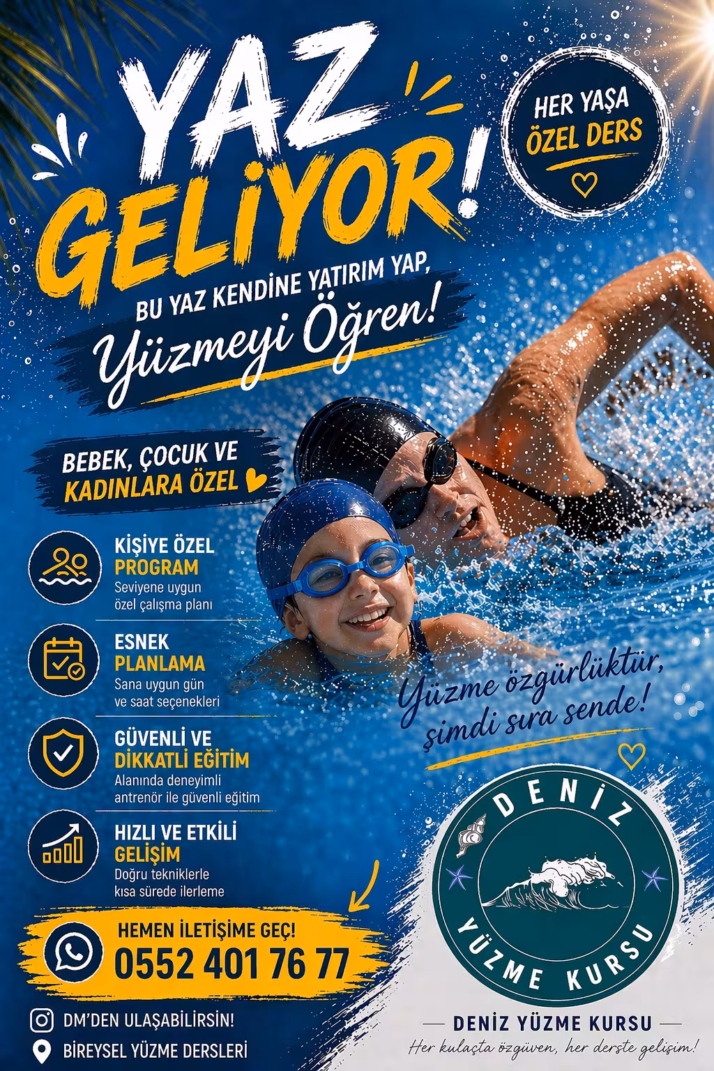 Deniz Yüzme Kursu — Yüzme Havuzları, Çankaya · fotoğraf 4