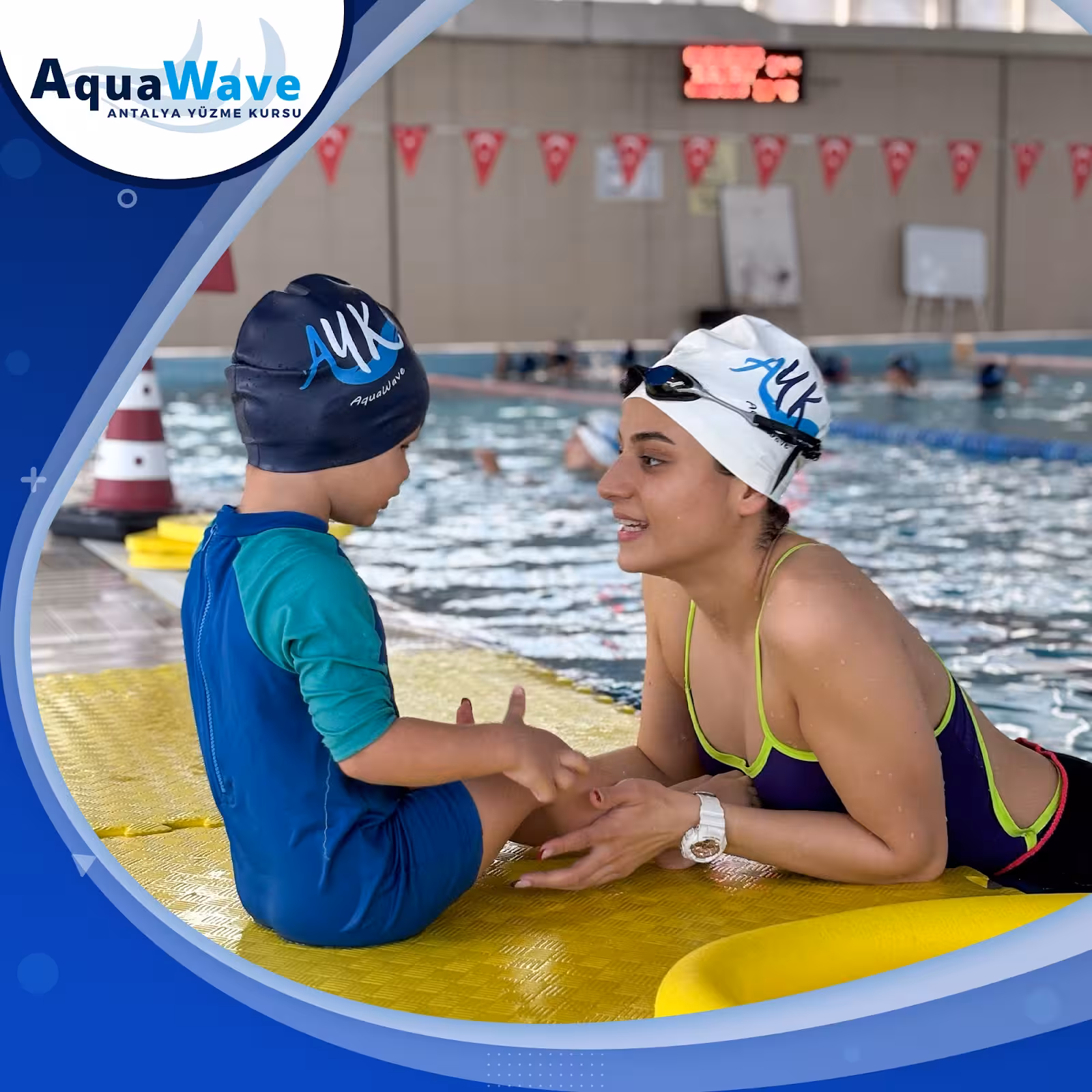 AquaWave Yüzme Kursu Antalya — Yüzme Havuzları, Konyaaltı · fotoğraf 3