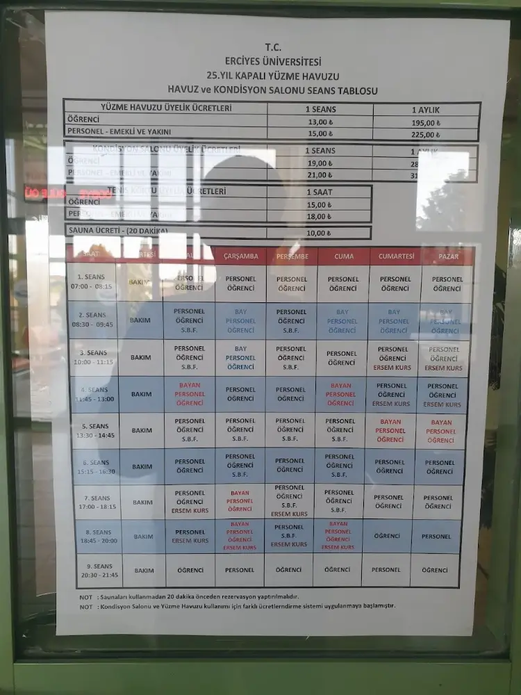 25. Yıl kapalı yüzme havuzu sauna gym spor salonu — Yüzme Havuzları, Melikgazi · fotoğraf 3