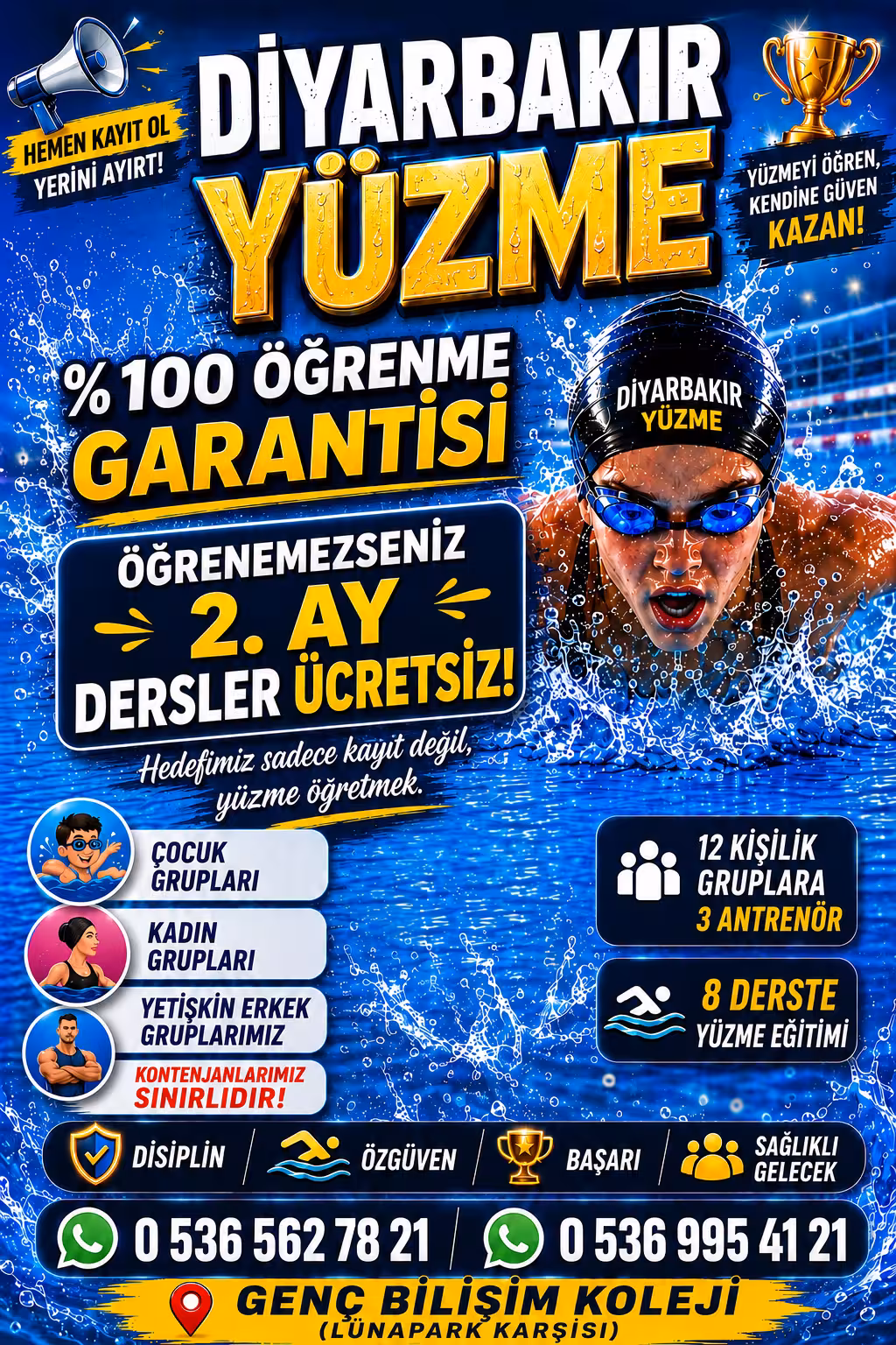 Diyarbakır Yüzme Kulübü (özel) — Yüzme Havuzları, Kayapınar · fotoğraf 4