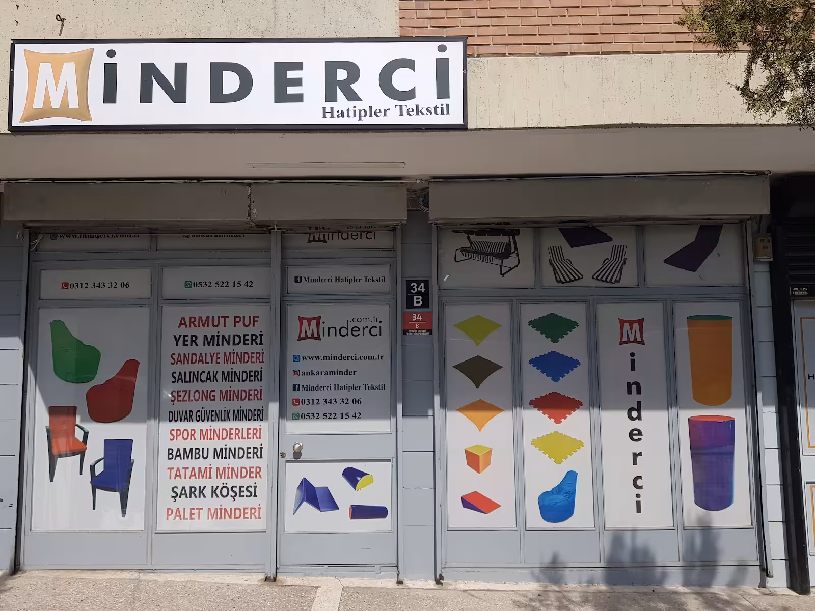 Hatipler Tekstil - Minder imalatı - Minderci — Tekstil Üretimi, Yenimahalle · fotoğraf 1