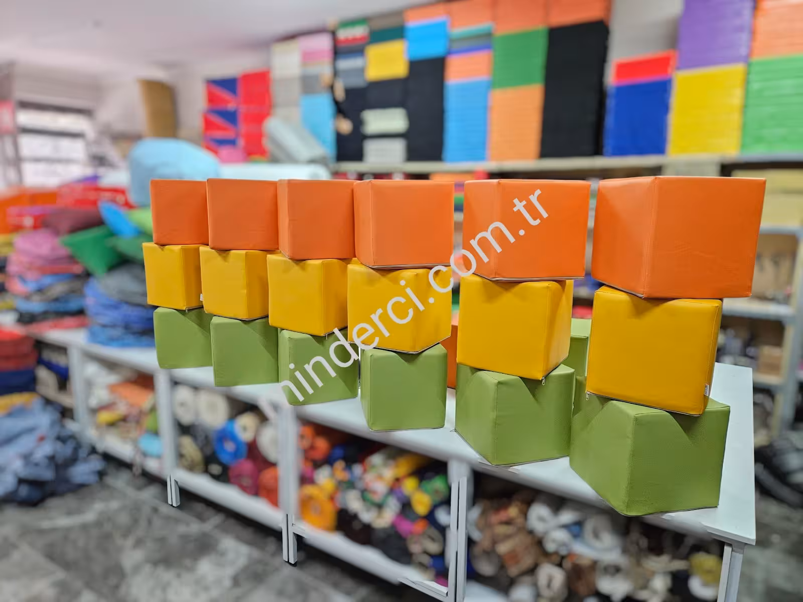 Hatipler Tekstil - Minder imalatı - Minderci — Tekstil Üretimi, Yenimahalle · fotoğraf 3