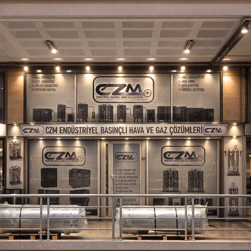 CZM ENDÜSTRİYEL BASINÇLI HAVA VE GAZ ÇÖZÜMLERİ - Azot Jeneratörü - Lupamat Kompresör — Kompresör Ve Jeneratörler, Başakşehir · fotoğraf 2