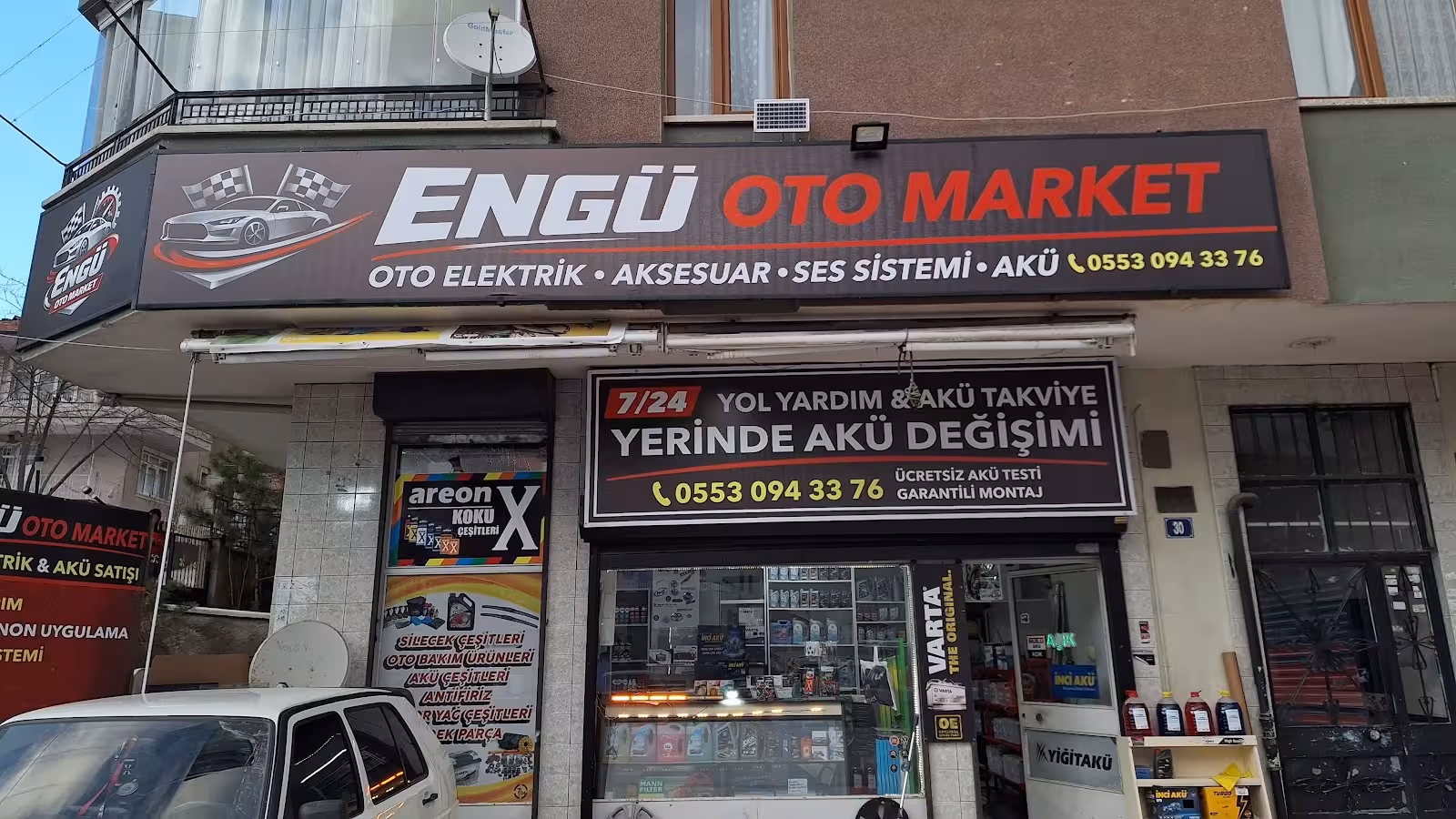 EnGü Oto Market | Elektrik & Aksesuar & Akü & 7/24 Yol Servisi — Akü Ve Yedek Parça, Yenimahalle · fotoğraf 1