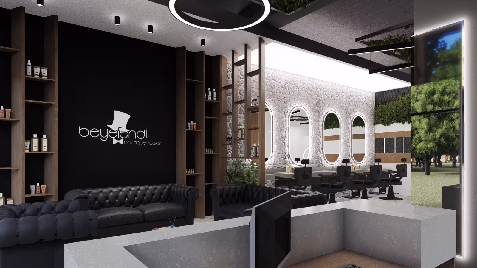 Beyefendi Boutique Erkek Kuaförü — Berberler, Bayraklı · fotoğraf 1