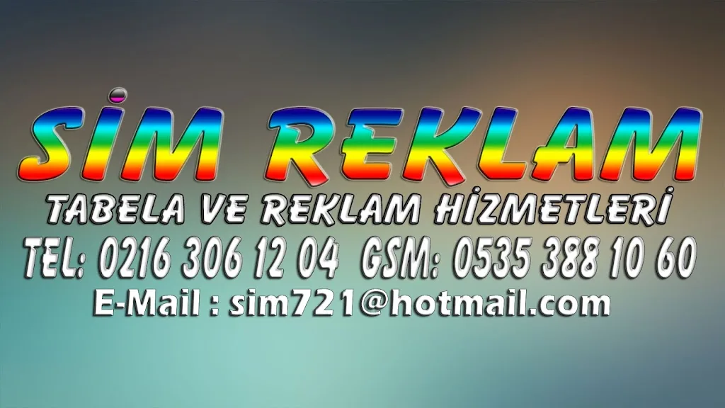 Sim Reklam Tabela — Reklam Ajansları, Kartal · fotoğraf 1