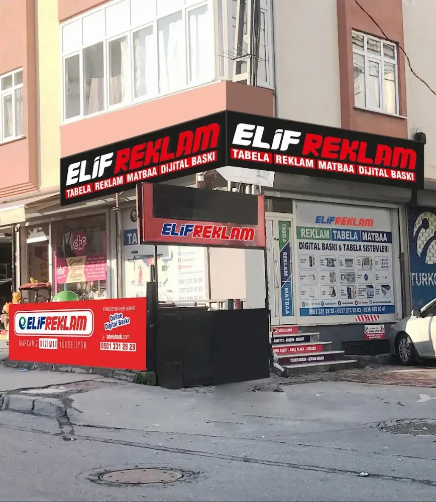 Elif Reklam Tabela & Matbaa & Kaşe & Fotokopi & Dijital Baskı — Reklam Ajansları, Esenyurt · fotoğraf 3