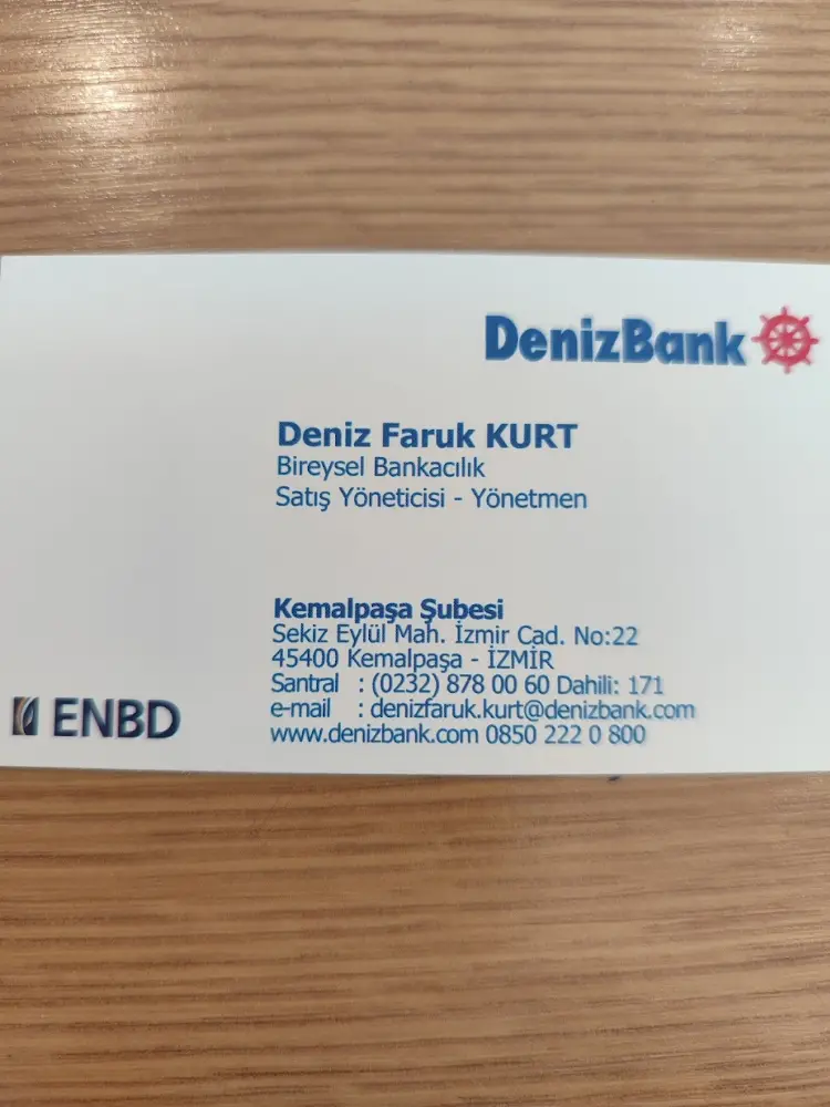 DenizBank Kemalpaşa Şubesi — Bankalar, Kemalpaşa · fotoğraf 3