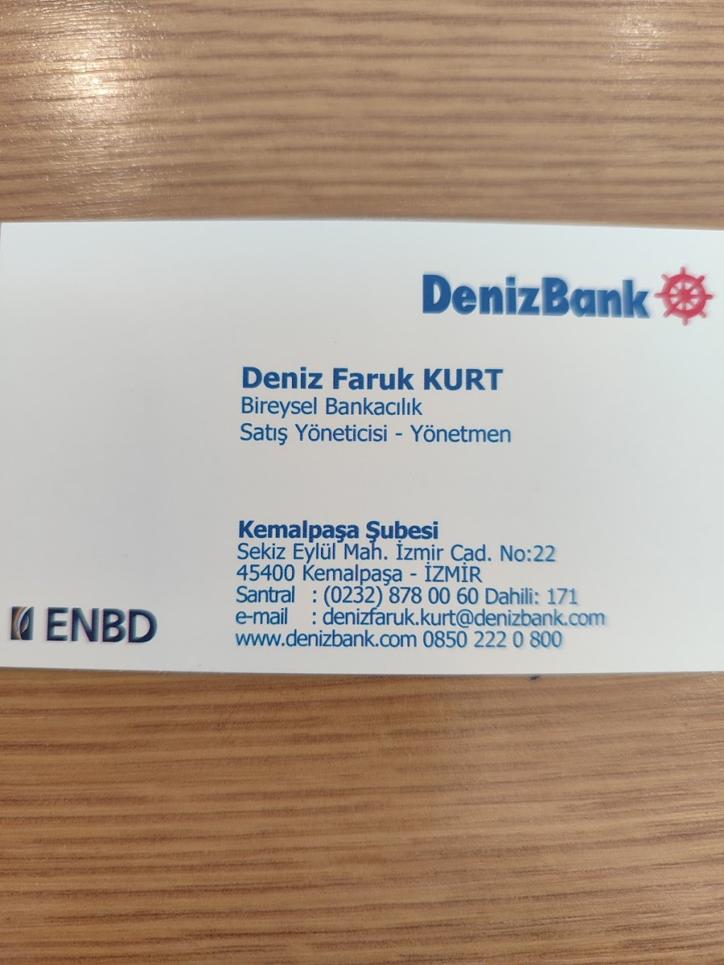 DenizBank Kemalpaşa Şubesi