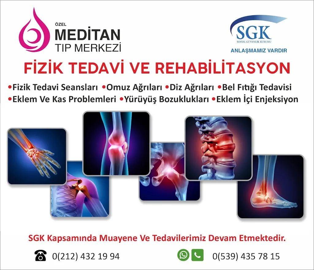 MEDİTAN TIP MERKEZİ FİZİK TEDAVİ VE REHABİLİTASYON — Fizyoterapistler, Bağcılar · fotoğraf 1