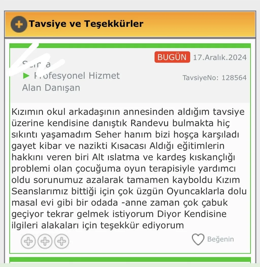 Uzman Psikolog Seher Kantar — Psikologlar, Çekmeköy · fotoğraf 1