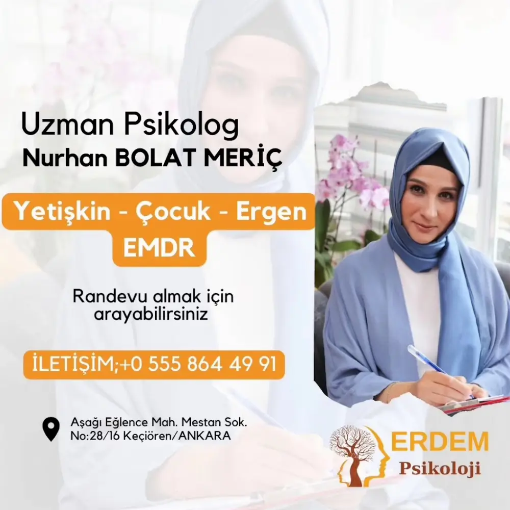 Uzm. Psikolog Nurhan BOLAT MERİÇ - Keçiören Psikolog - Ankara Psikolog - Etlik Psikolog — Psikologlar, Keçiören · fotoğraf 4