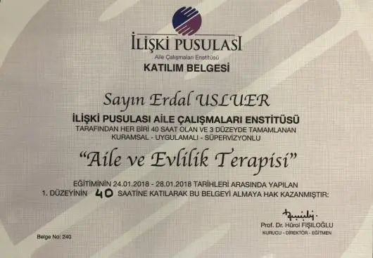 Dr. Psk. Erdal Usluer, Psikoloji — Psikologlar, Çankaya · fotoğraf 2