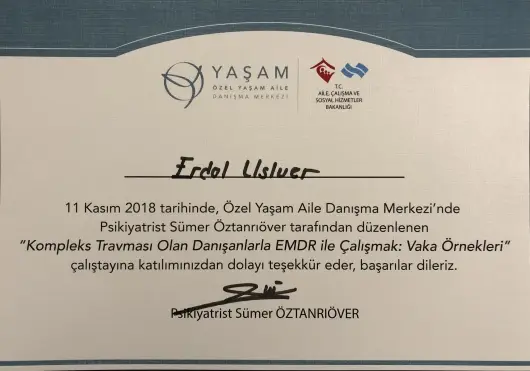 Dr. Psk. Erdal Usluer, Psikoloji — Psikologlar, Çankaya · fotoğraf 4