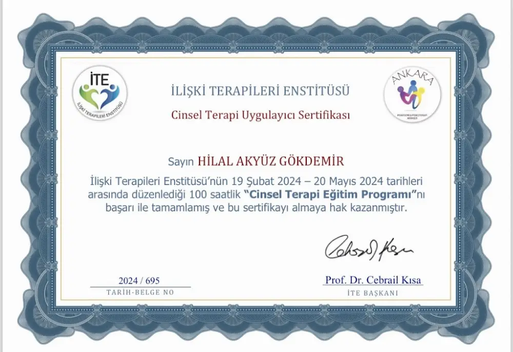 Ankara Psikolog Hilal Akyüz Gökdemir | Oyun Terapisi | Bireysel, Çift Danışmanlığı — Psikologlar, Yenimahalle · fotoğraf 2