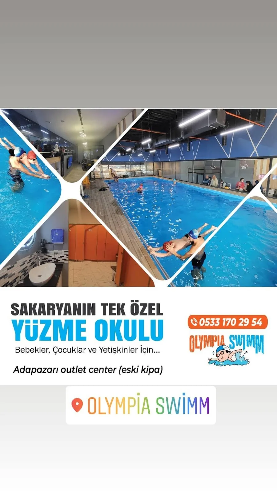 SAKARYA OLYMPİA SWİMM YÜZME OKULU — Yüzme Havuzları, Adapazarı · fotoğraf 1