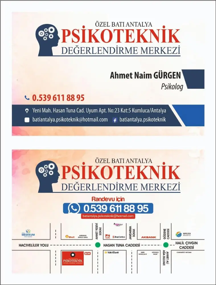 Kumluca Psikoteknik — Psikologlar, Kumluca · fotoğraf 2