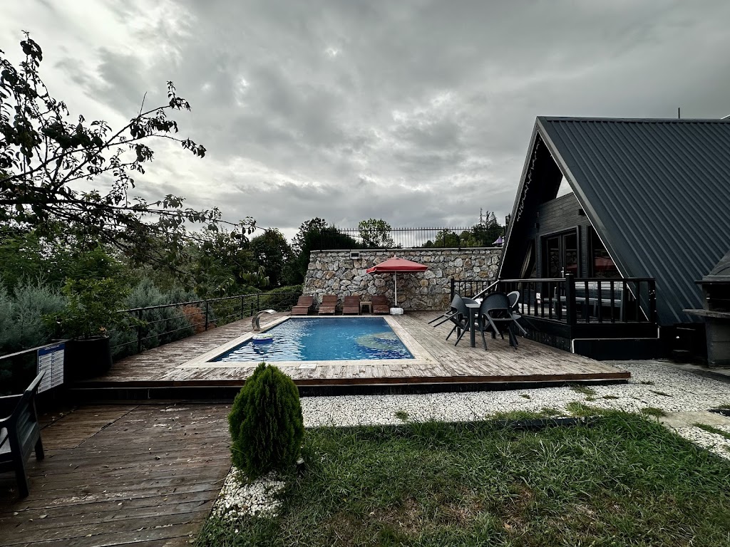 Black Wooden Bungalov