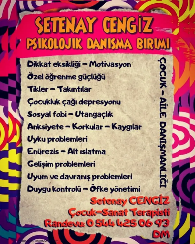Setenay Cengiz Psikolojik Danışma ve Çocuk - Sanat Terapi Birimi — Psikologlar, Gönen · fotoğraf 2