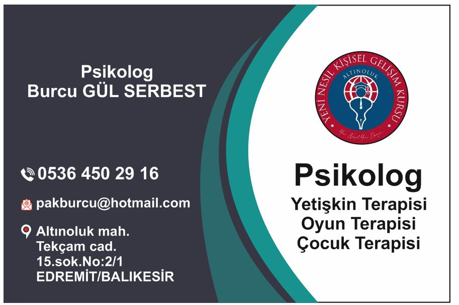 Altınoluk Psikolog Burcu Serbest