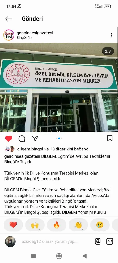 Özel DİLGEM BİNGÖL Özel Eğitim ve Rehabilitasyon Merkezi — Psikologlar, Merkez · fotoğraf 3