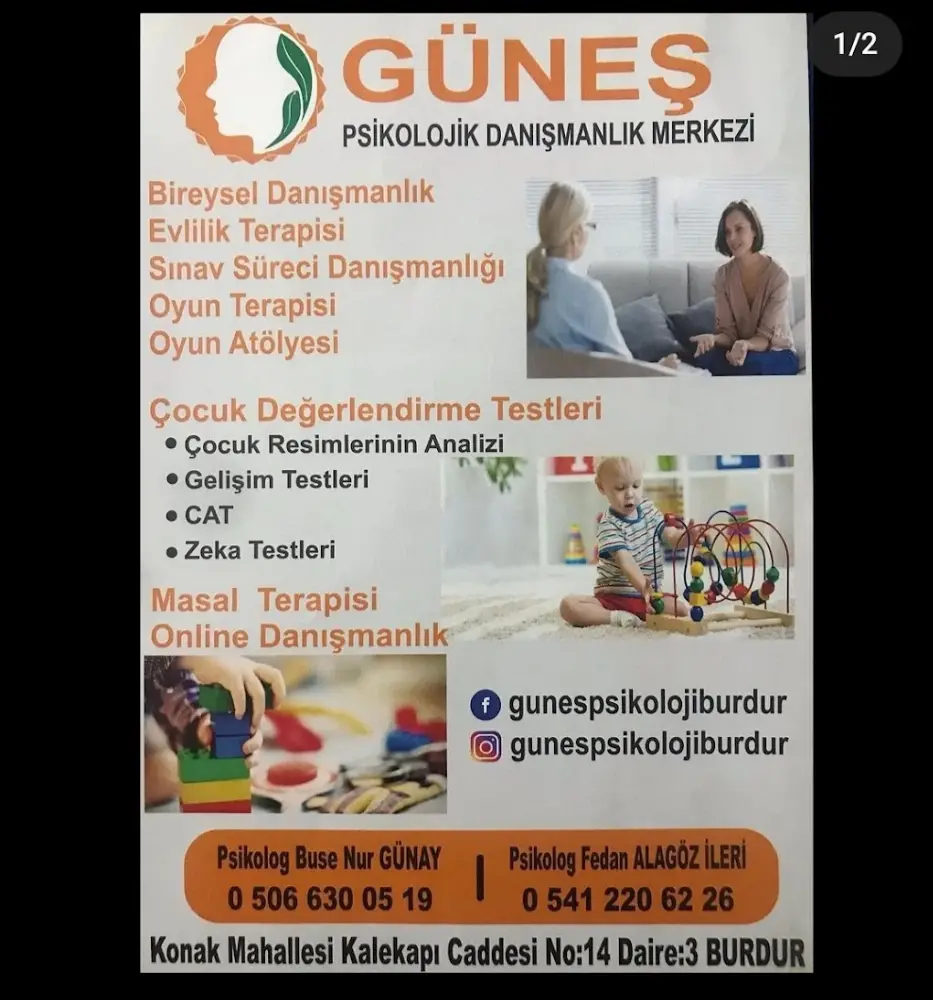 Güneş Psikolojik Danışmanlık Merkezi — Psikologlar, Merkez · fotoğraf 4