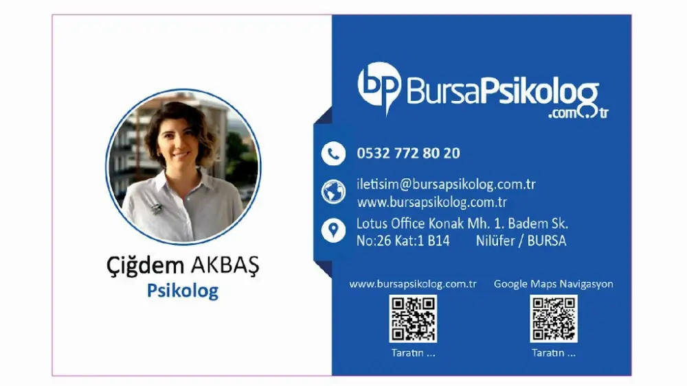 Bursa Psikolog Psk. Çiğdem AKBAŞ www.bursapsikolog.com.tr — Psikologlar, Nilüfer · fotoğraf 4