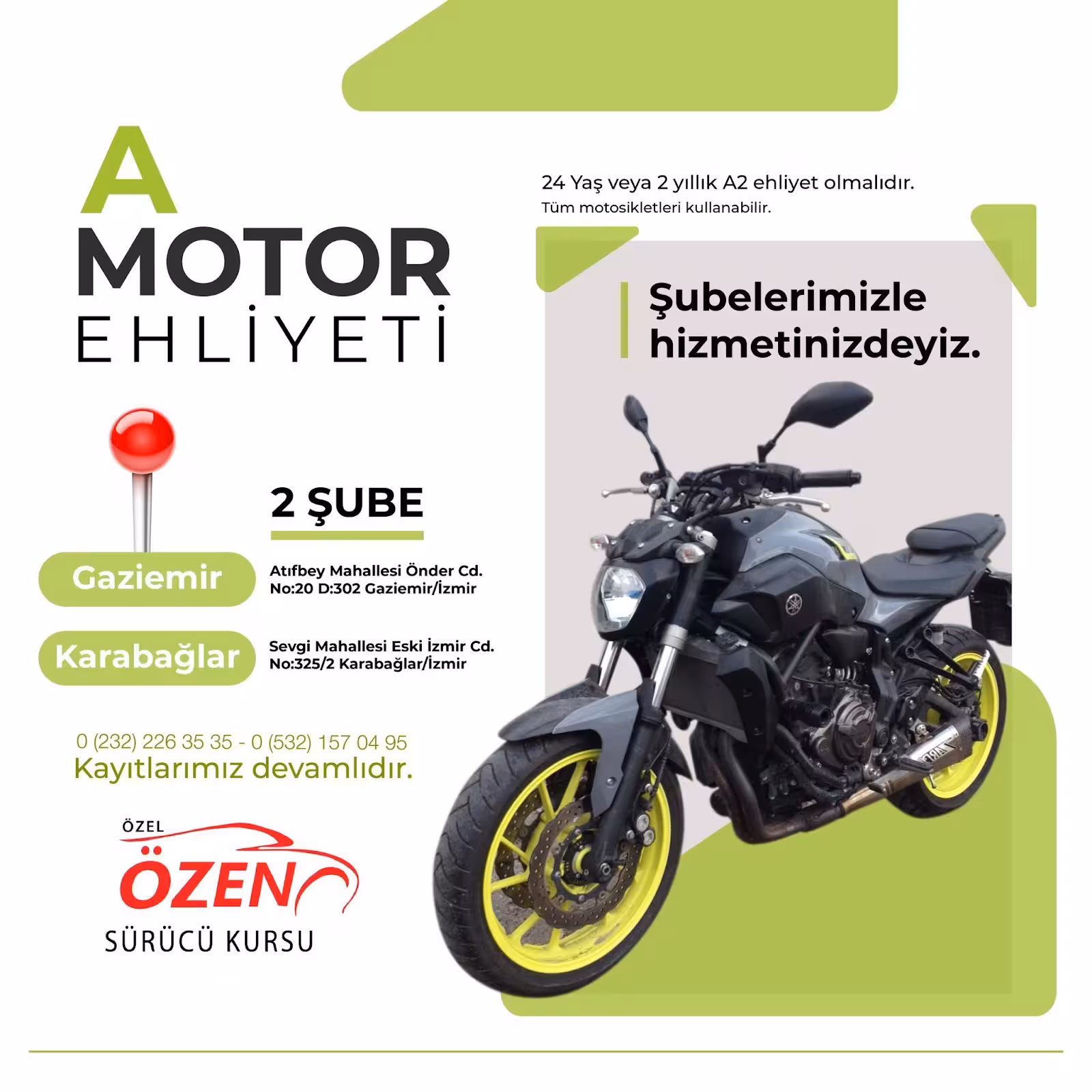 ÖZEN SÜRÜCÜ KURSLARI İZMİR KARABAĞLAR VE GAZİEMİR - görsel 4